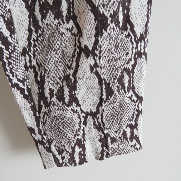 A.L.C. Elijah Python Snake Print Relaxed Fit Pull On Pants - Size 0 - Picture 7 of 14